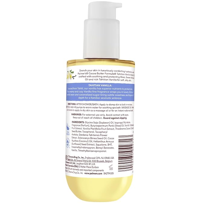 Palmer's Cocoa Butter Formula Body Oil, Moisture Drenching Tahitian Vanilla - Image 11