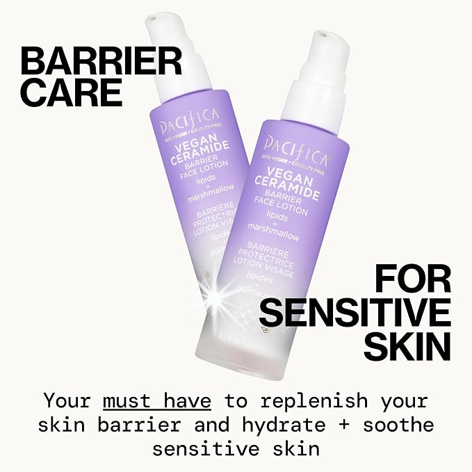 Pacifica Vegan Ceramide Barrier Repair Face Lotion, Lightweight Moisturizer - Image 2
