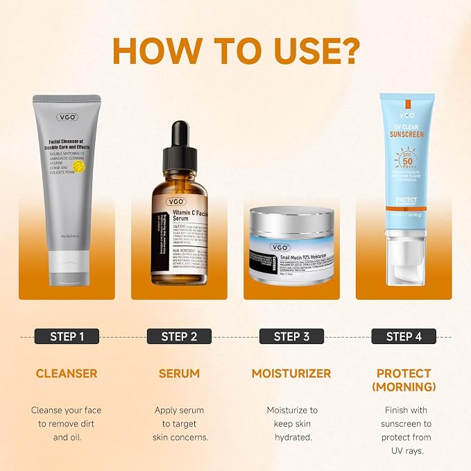 VGO Vitamin C Serum for Face, Vit C Anti Aging Serum - Image 7
