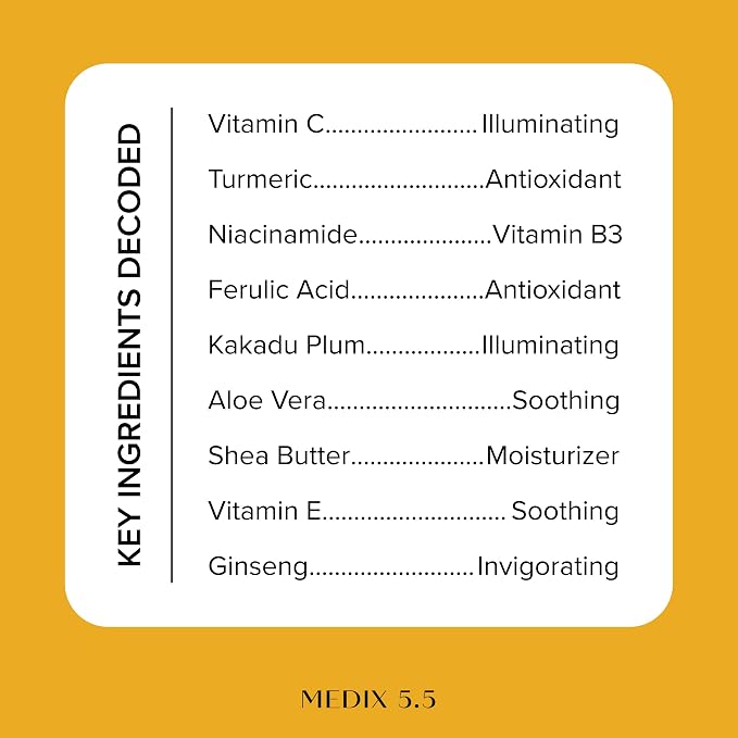 MEDIX Vitamin C Cream + Niacinamide Brightening Body Lotion | Anti Aging - Image 4