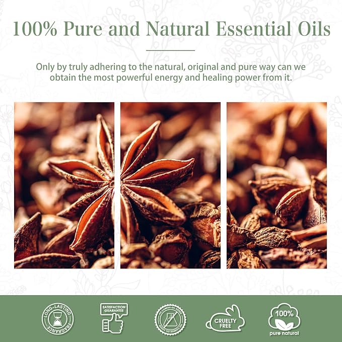 Anise Star 3.38fl.oz Essential Oil, PHATOIL Pure Aromatherapy Oils - Image 7