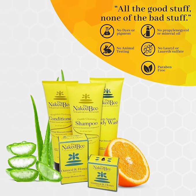 The Naked Bee Orange Blossom Honey Hand & Body Lotion, 8 oz - Image 3