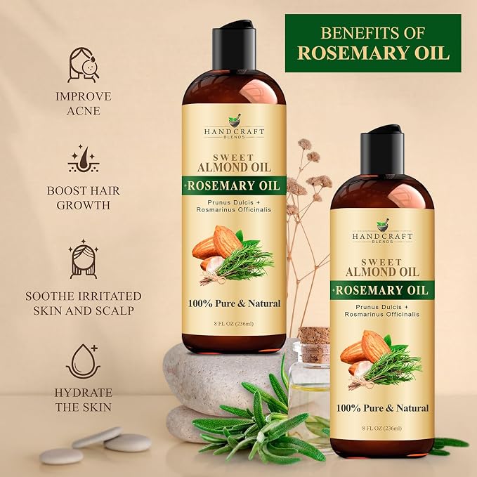 Handcraft Blends Sweet Almond Oil | 100% Pure and Natural | Bath & Body Oil | - Image 7