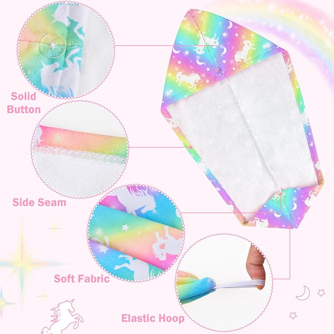 Microfiber Hair Towel Wrap for Kids Hair Drying Towel Wrap - Image 3