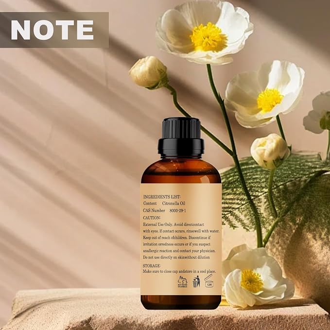 Citronella Essential Oil, 60ML Pure and Natural - Image 6