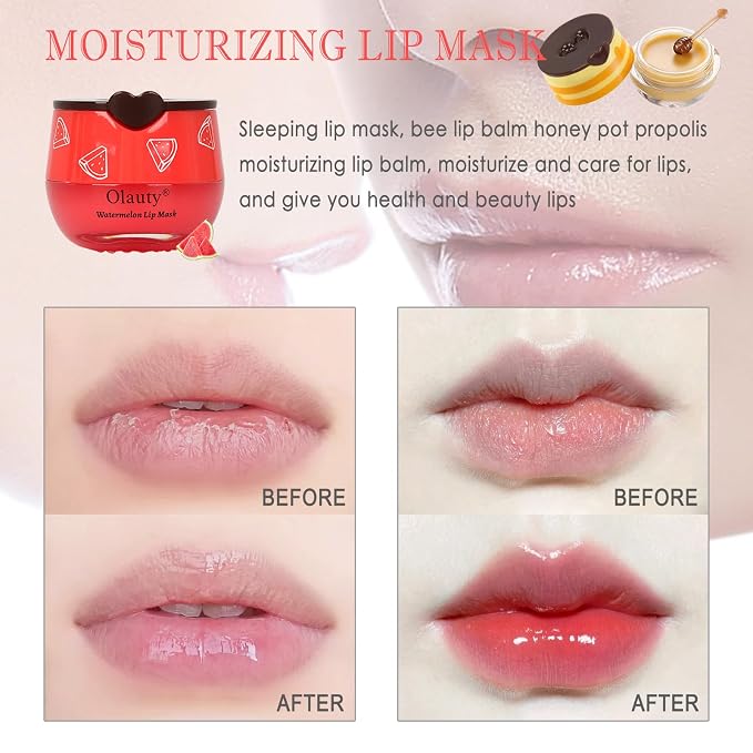9PCS Bee Lip Balm Lip Mask Honey Pot, Mothers Day Gifts, Honey Lip Balm Bulk - Image 7