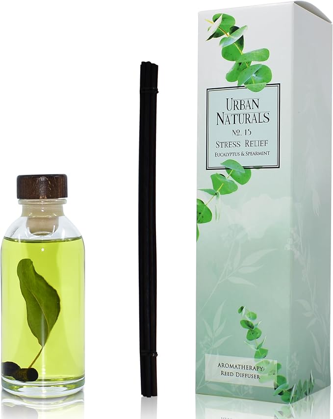 Urban Naturals Eucalyptus Spearmint Stress Relief Aromatherapy Diffuser Gift - Image 3