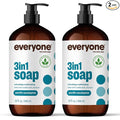 Everyone 3-in-1 Soap, Body Wash, Bubble Bath, 32 Ounce, Pacific Eucalyptus by Everyone