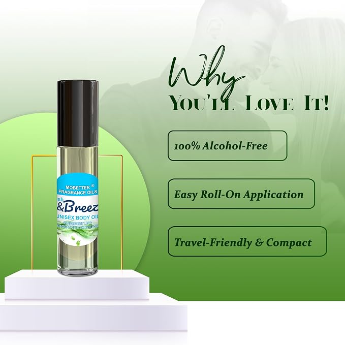 MOBETTER FRAGRANCE OILS Fresh & Breezy Fragrance Body Oil - Image 4