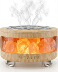 Essential Oil Diffuser with Himalayan Salt Lamp, 350ml Ultrasonic Aromatherapy by Unknown