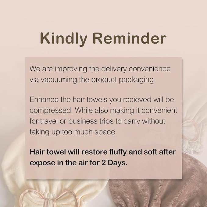 Jseng Microfiber Hair Towel Caps - Image 5