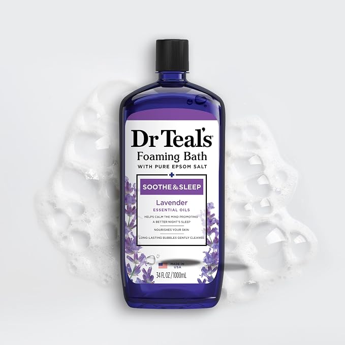 Dr Teal's Foaming Bath with Pure Epsom Salt, Lavender & Eucalyptus, 34 fl oz - Image 10