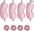 Satin Eye Mask 8Pcs Silk Sleep Masks Silky Blindfold Eyeshade Blackout Eyes by WJingYiJia