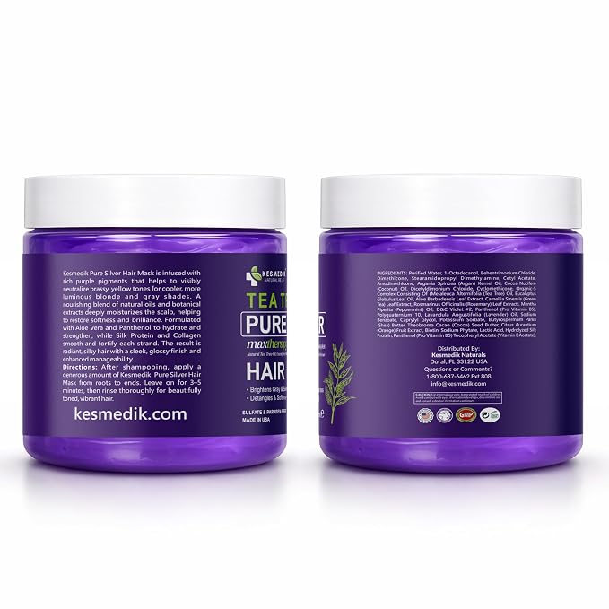 KESMEDIK Tea Tree Purple Hair Mask Toner - Image 7