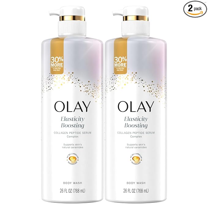 Olay Body Wash for Women, Elasticity Boosting, Collagen Peptide Serum Complex by Olay