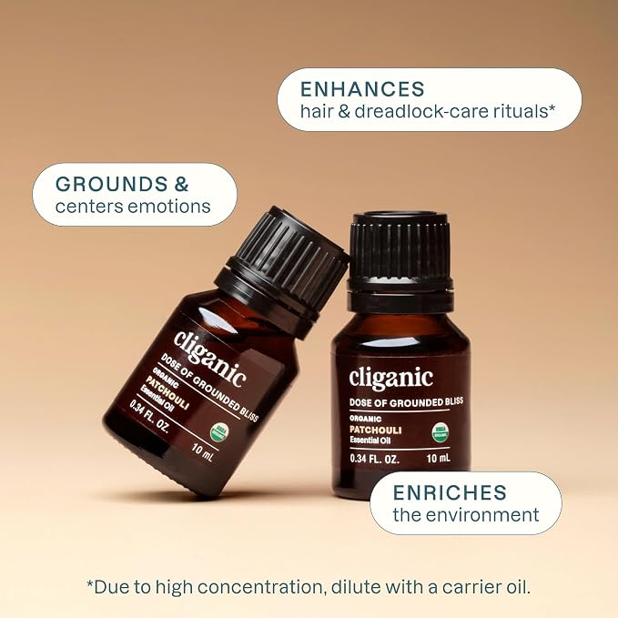 Cliganic Organic Patchouli Essential Oil - Image 2