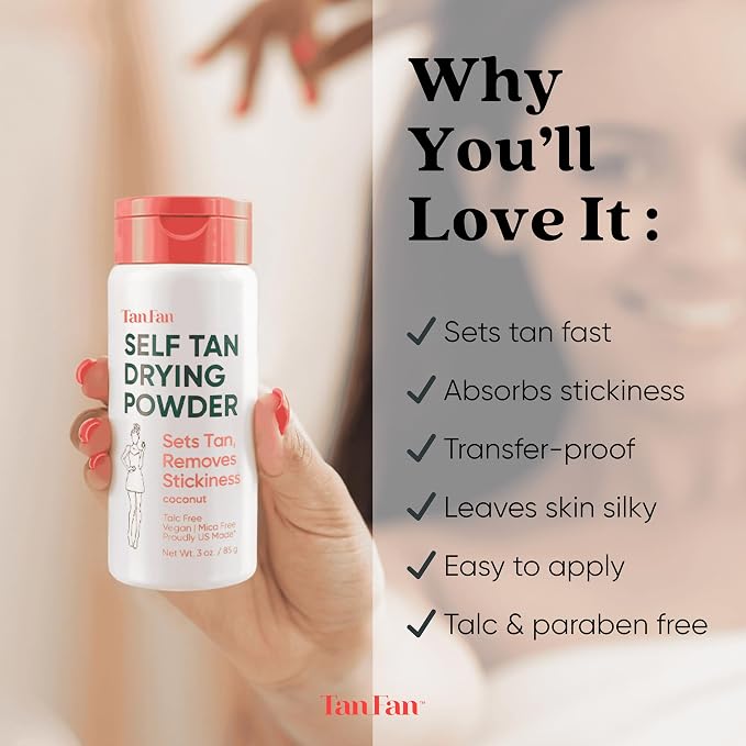 Tan Fan Self Tan Drying Powder Kit - Image 5