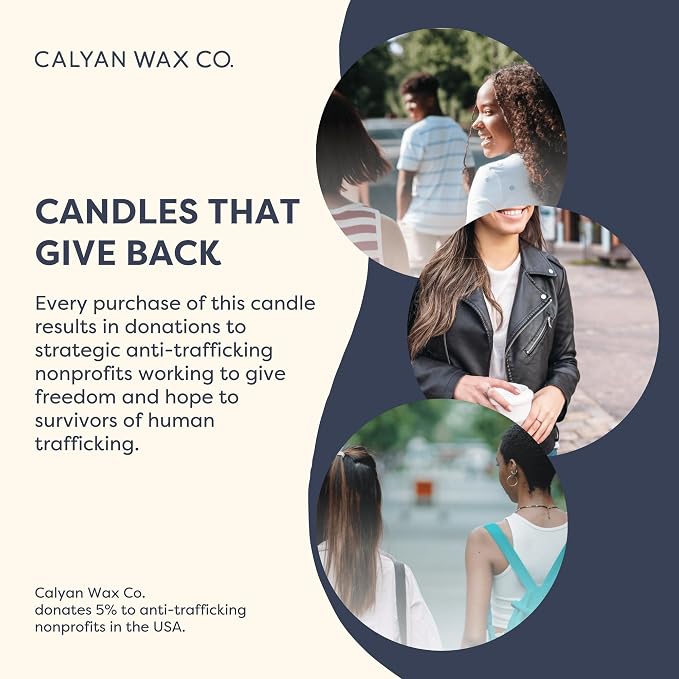 Calyan Wax Co. Evergreen & Eucalyptu 3 Wick Scented Candle - Image 10