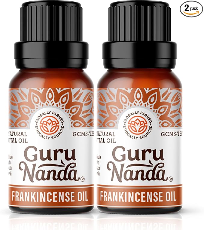 GuruNanda Frankincense Essential Oil, 100% Pure, Natural and Undiluted Diffuser by Gurunanda