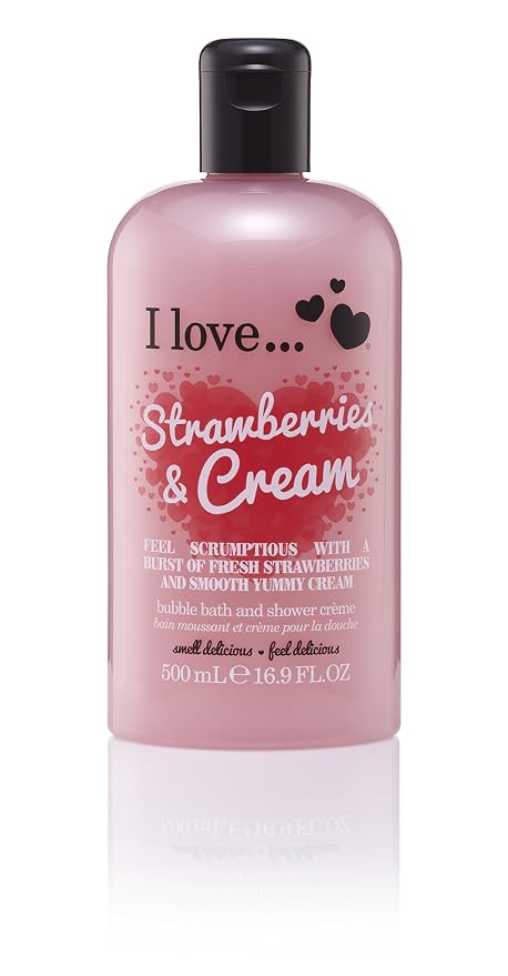 I Love Strawberries and Cream Bath and Shower Cream by ILove