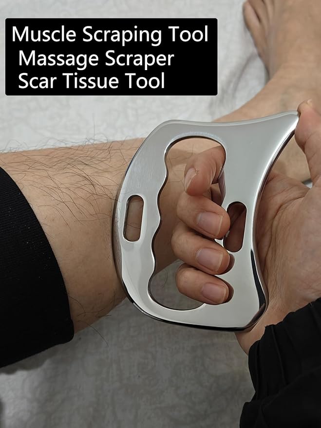 3 in 1 Professional IASTM Massage Tool Set, Stainless Steel Muscle Scraper - Image 6