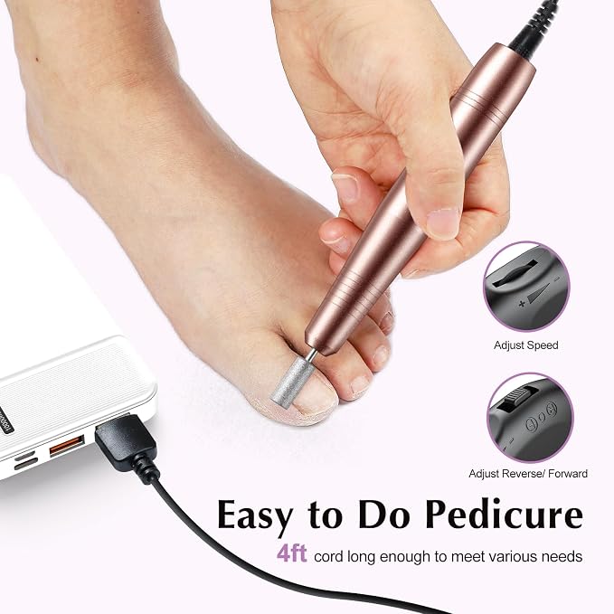 COSLUS C40 Electric Nail Drill File Professional: - Image 5