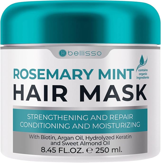 Rosemary Mint Oil Hair Mask by Bellisso