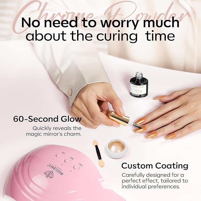 modelones Gel Top Coat for Chrome Nail Powder - Image 9