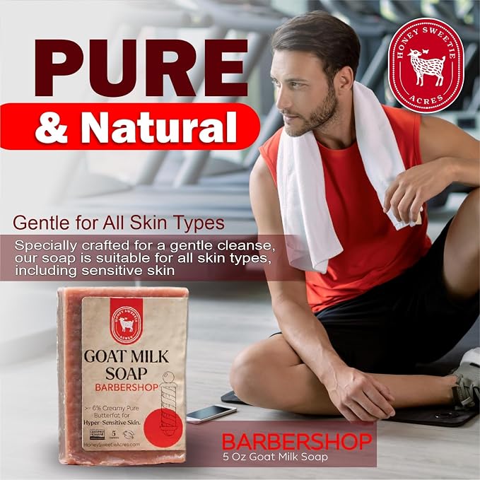 Honey Sweetie Acres Barbershop Goat Milk Soap - Image 3