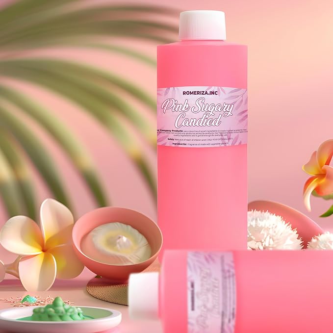 Pink Sugary Candied Natural Fragrance Body Oil - Image 6