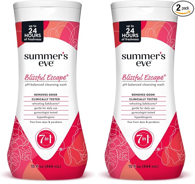 Summer's Eve Blissful Escape All-Over Daily Feminine Wash, pH-Balanced Body Wash by SummersEve