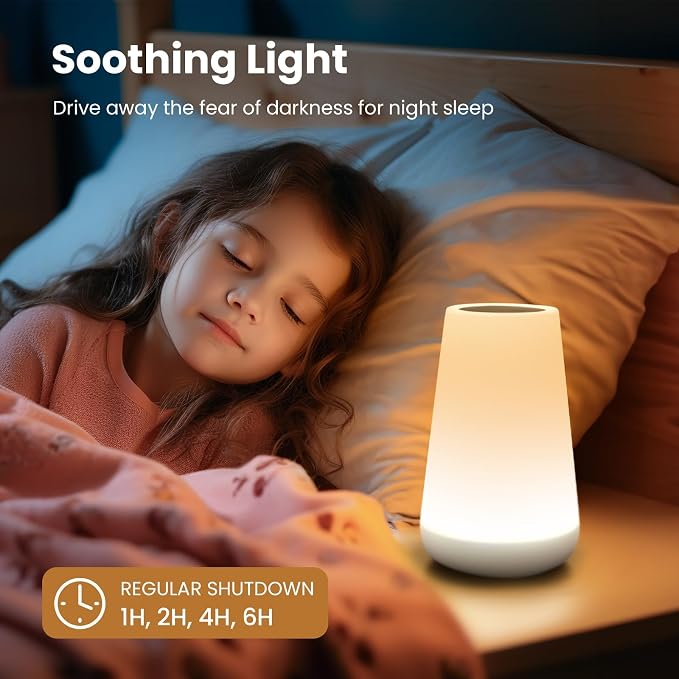 THAUSDAS Night Light, Dimmable Touch Lamp - Image 4
