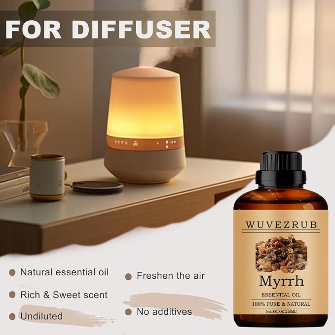 Myrrh Essential Oil - 240ML Pure and Natural - Image 5