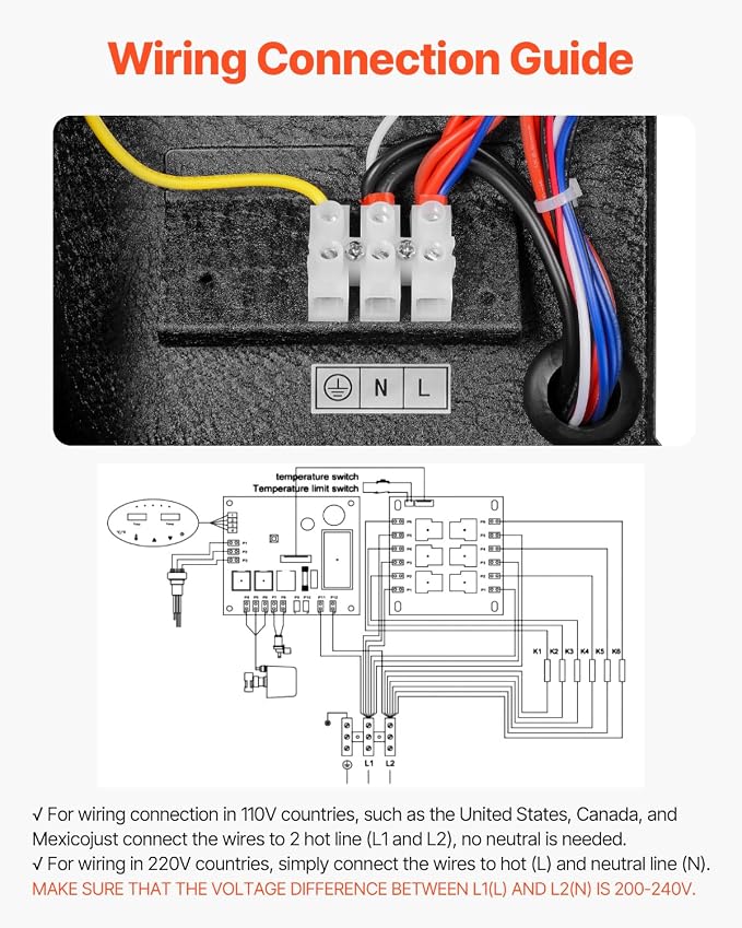 VEVOR Steam Generator, 9 kW Steam Shower System - Image 6