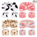 CIEHER 12 PCS Makeup Headband for Women Wrist Washband Scrunchies Cuffs for by CIEHER