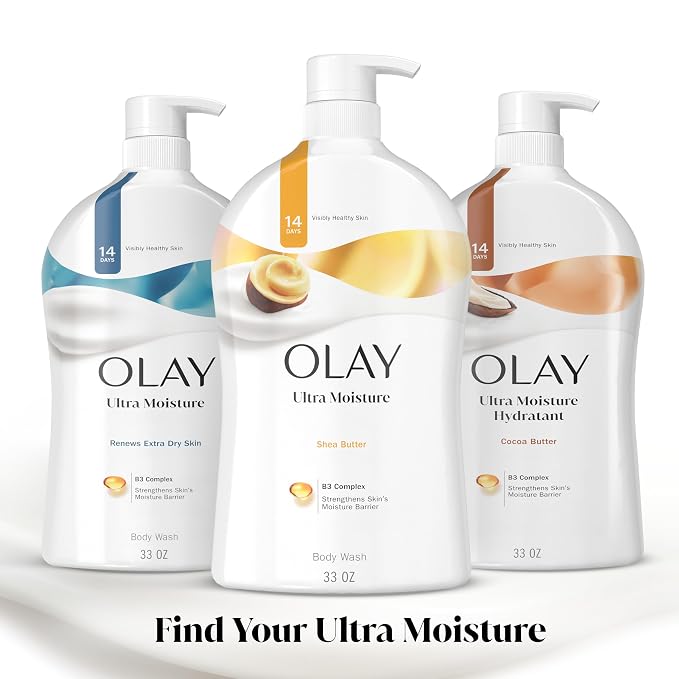 Olay Body Wash for Women, Ultra Moisture, 24/7 Moisture Barrier Repair - Image 9