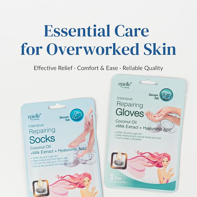 Epielle Intensive Repairing Foot Mask 6 Pairs, Soften - Image 7
