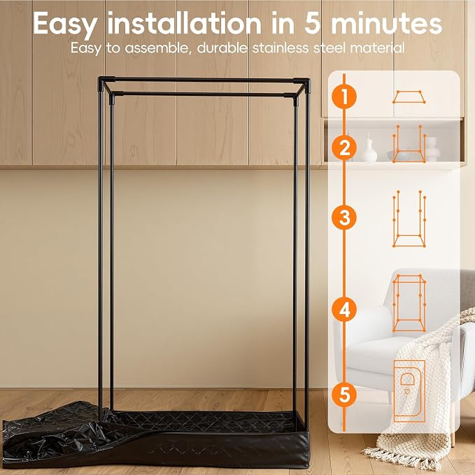 Sauna Box Portable Steam Sauna for Home Use, Infrared Sauna Tent - Image 6