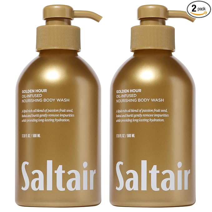 Saltair Body Wash 2-Pack – Moisturizing Body Wash by Saltair
