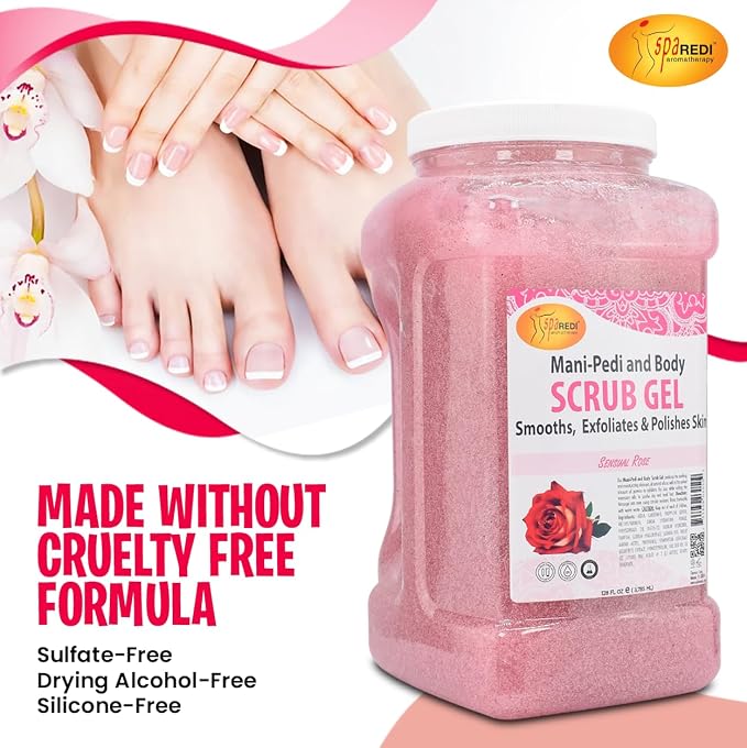SPA REDI Professional Foot Scrub Gel – Dual-Action Pedicure Treatment | - Image 7