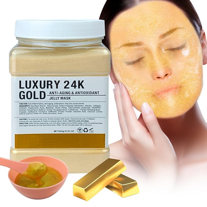 Jelly Mask for Facials Professional, Hydrating & Moisturizing Peel-Off Natural by Unknown