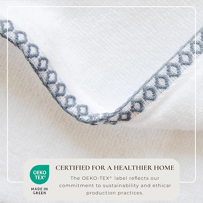 Great Bay Home Blue/White Hand Towel Set - Image 4