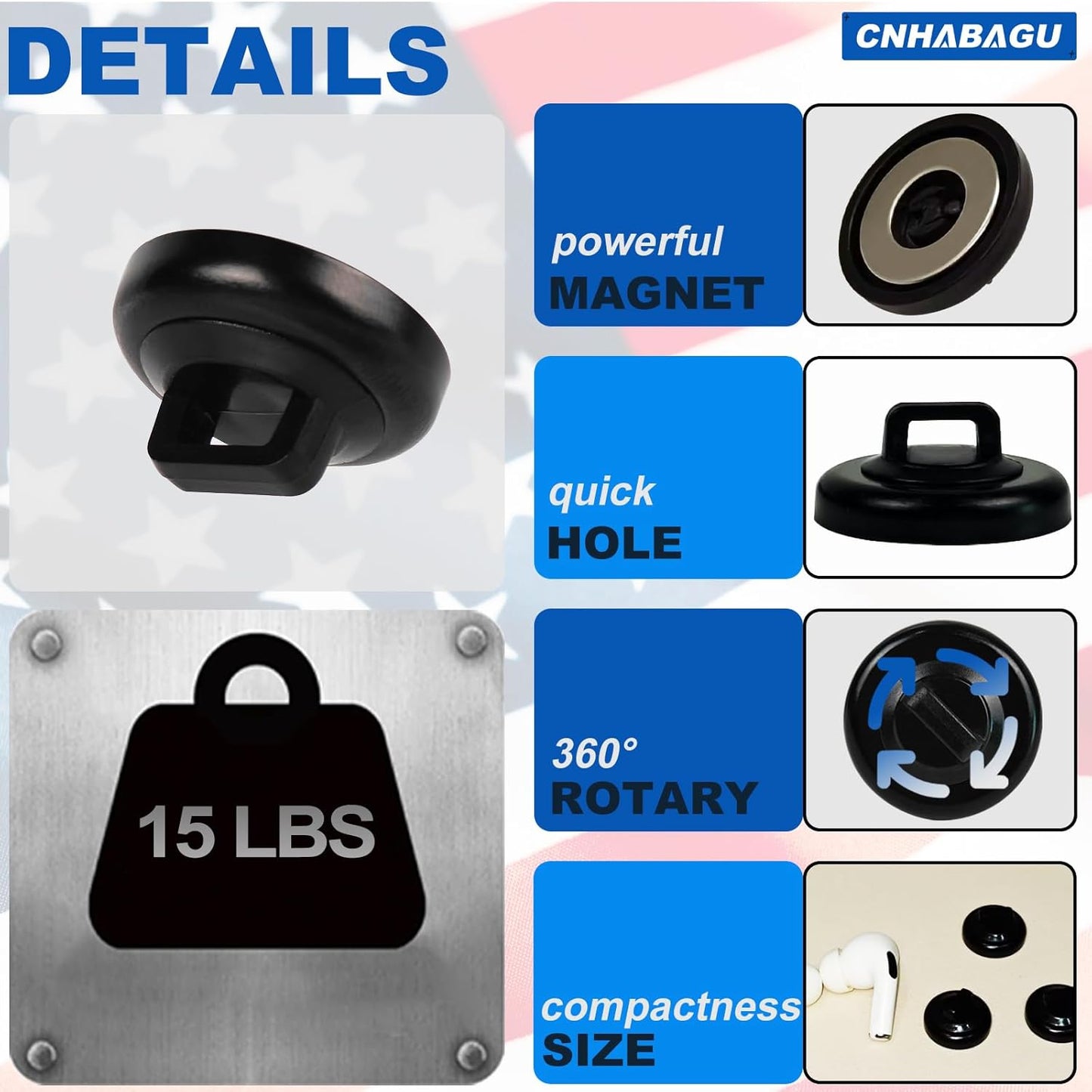 Magnetic Cable Zip Tie Mounts Clips Multipurpose Zip Ties Mount Base Holder Black Wire Cable Holder Mount Wire Clips Management for Home Office Marine Electrical Wiring (Black, 40 Piece)