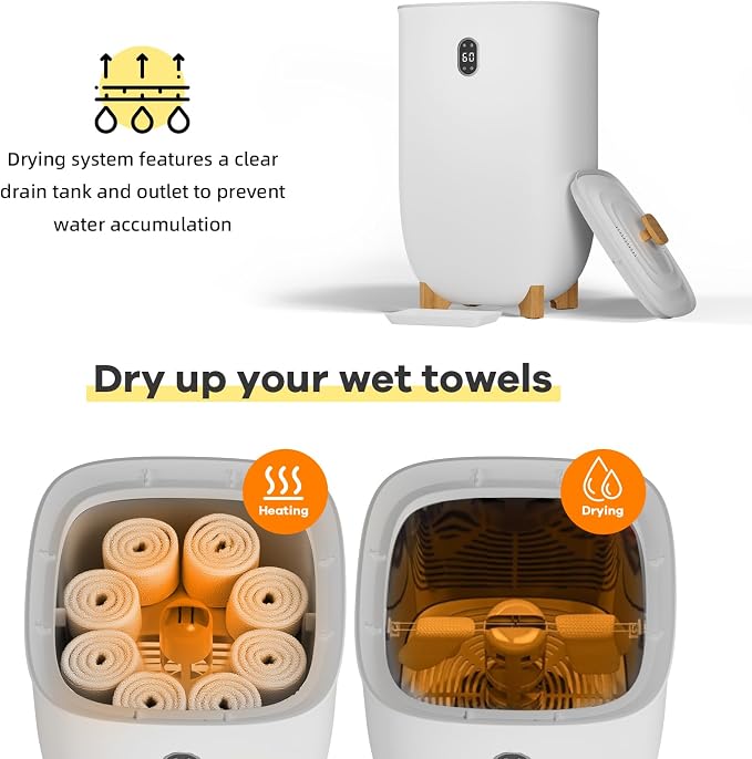 Towel Warmers for Bathrooms, 35 Liter Portable Electric Towel Heater - Image 6