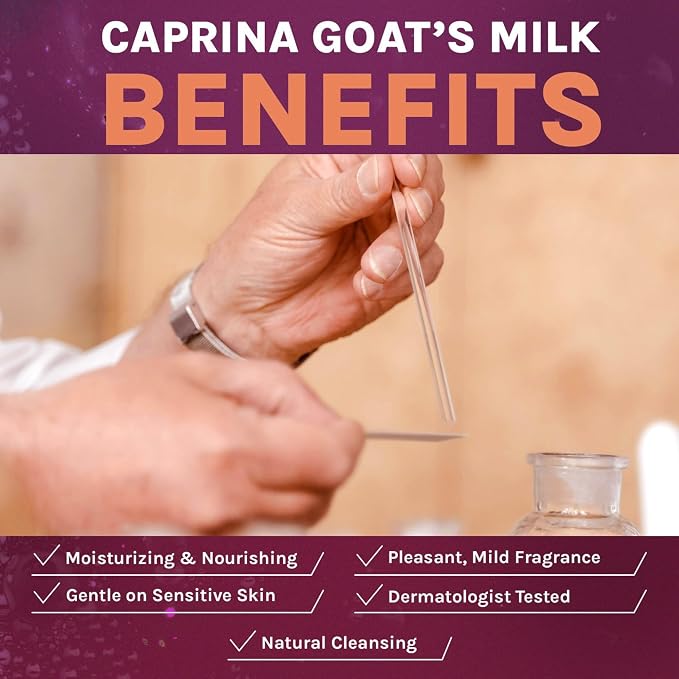 Caprina Goat Milk Bar Soap, EUCALYPTUS MINT, 5 oz, Natural Hand & Body Soap Bars - Image 5
