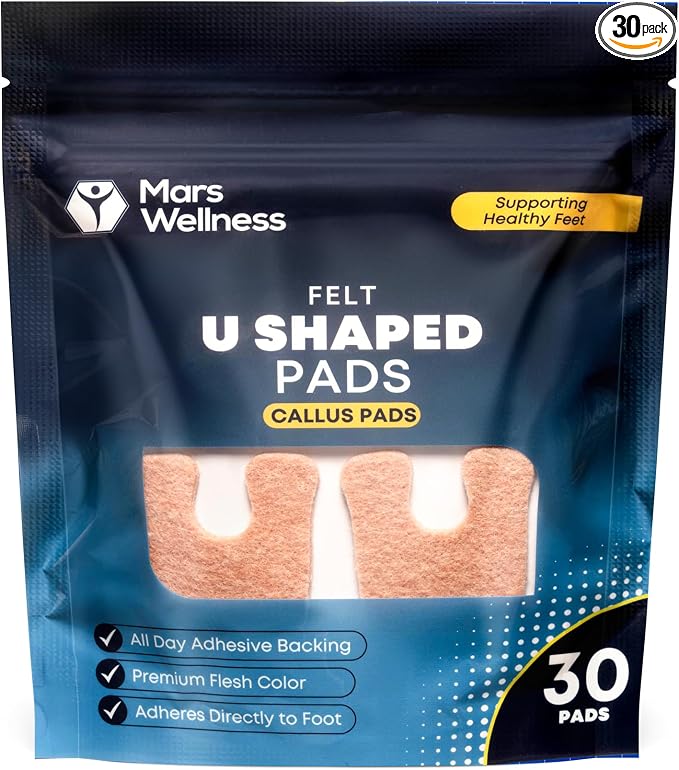 Mars Wellness U-Shaped Callus Pads by MarsWellness