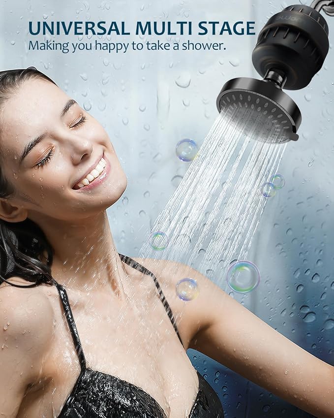 Shower Filter, Hard Water filter Shower Head Filter 15 Stage Cartridge Remove - Image 4
