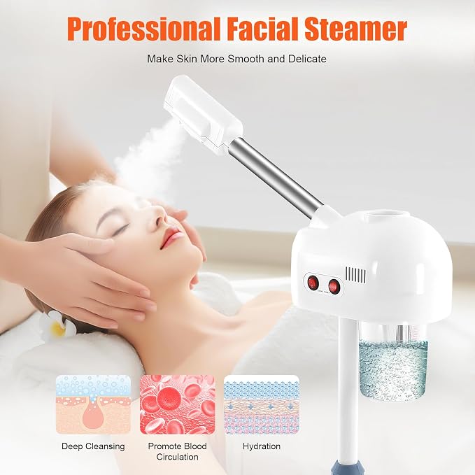 800W Professional Facial Steamer, Face Steamer - Image 2