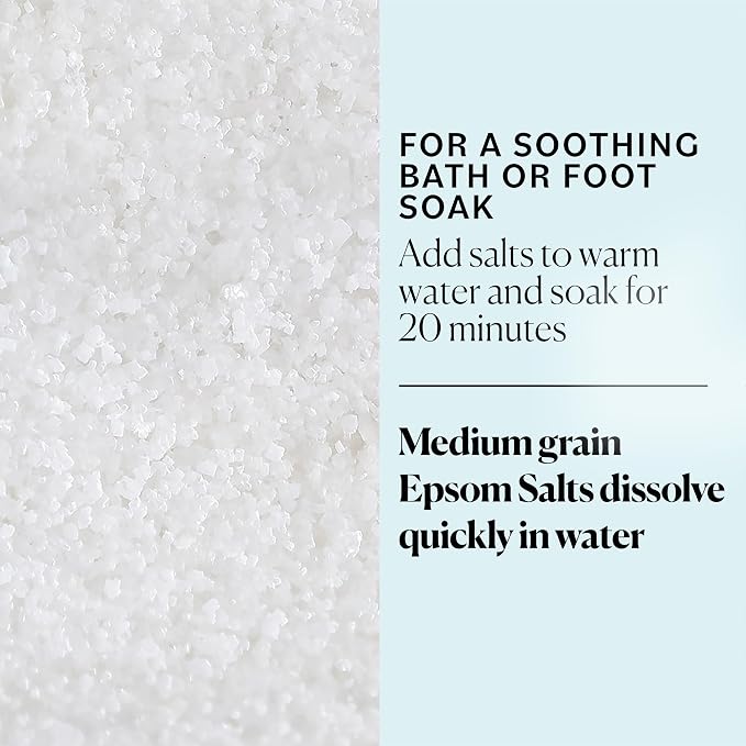 Sky Organics - Epsom Salt Bath Soak, 5 lbs - Magnesium Sulfate USP - 100% Pure - Image 3