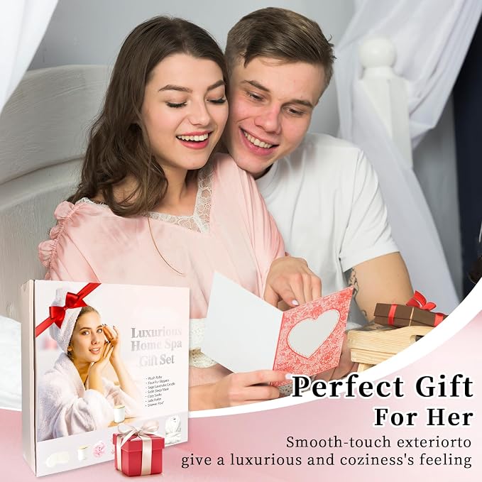 my novel things Birthday Gifts for Women, Bathrobe Set, Spa Robe and Slippers - Image 7